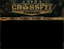 Tablet Screenshot of crossfitpandemic.net